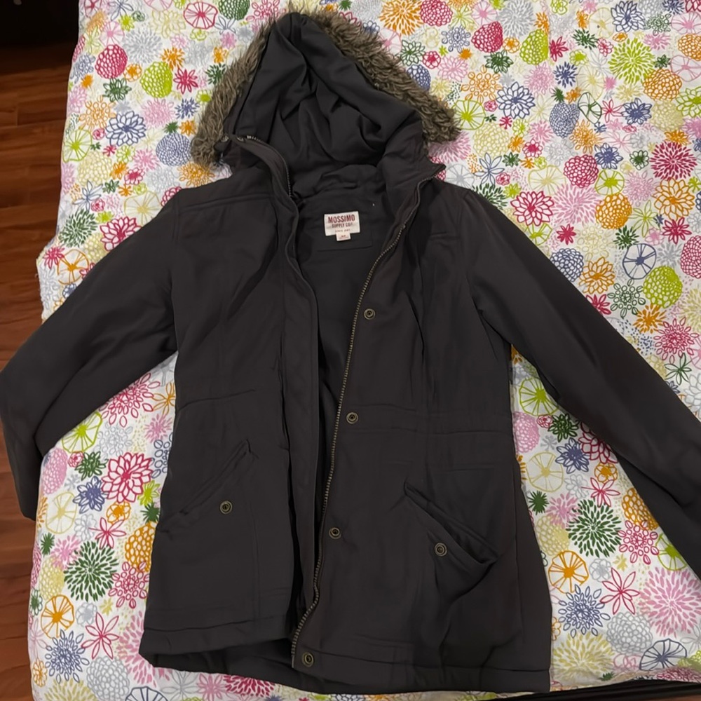 dark grey warm coat/jacket